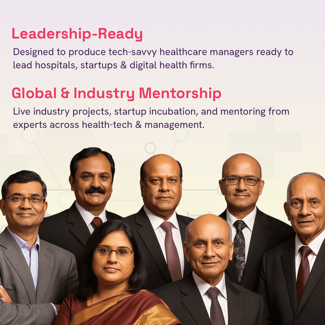 Create future in Healthcare Management blurred background